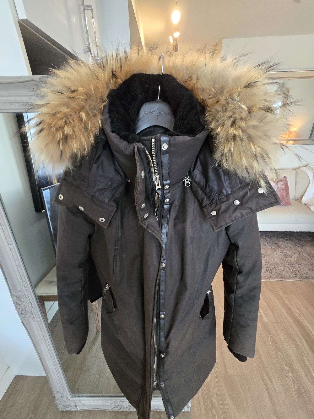 Mackage Parka with Removable Fur-Trim Hood